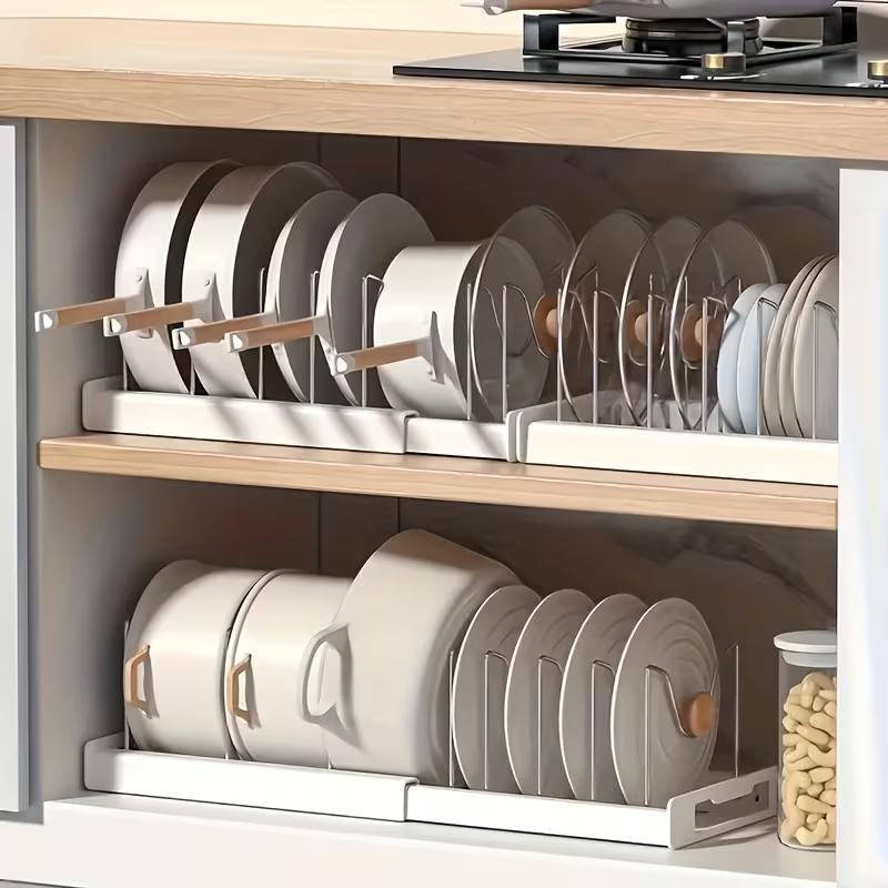 Kitchen Cabinet Baking Organizer - Organisateur de casseroles et poêles extensible