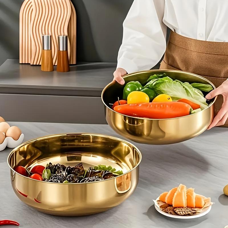 Commercial Kitchen For Baking - Nouveau saladier en acier inoxydable avec