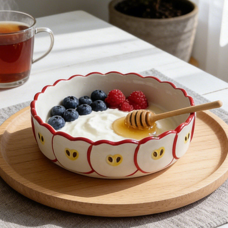 Assiette en céramique en forme - Kitchen Baking Table avis et prix