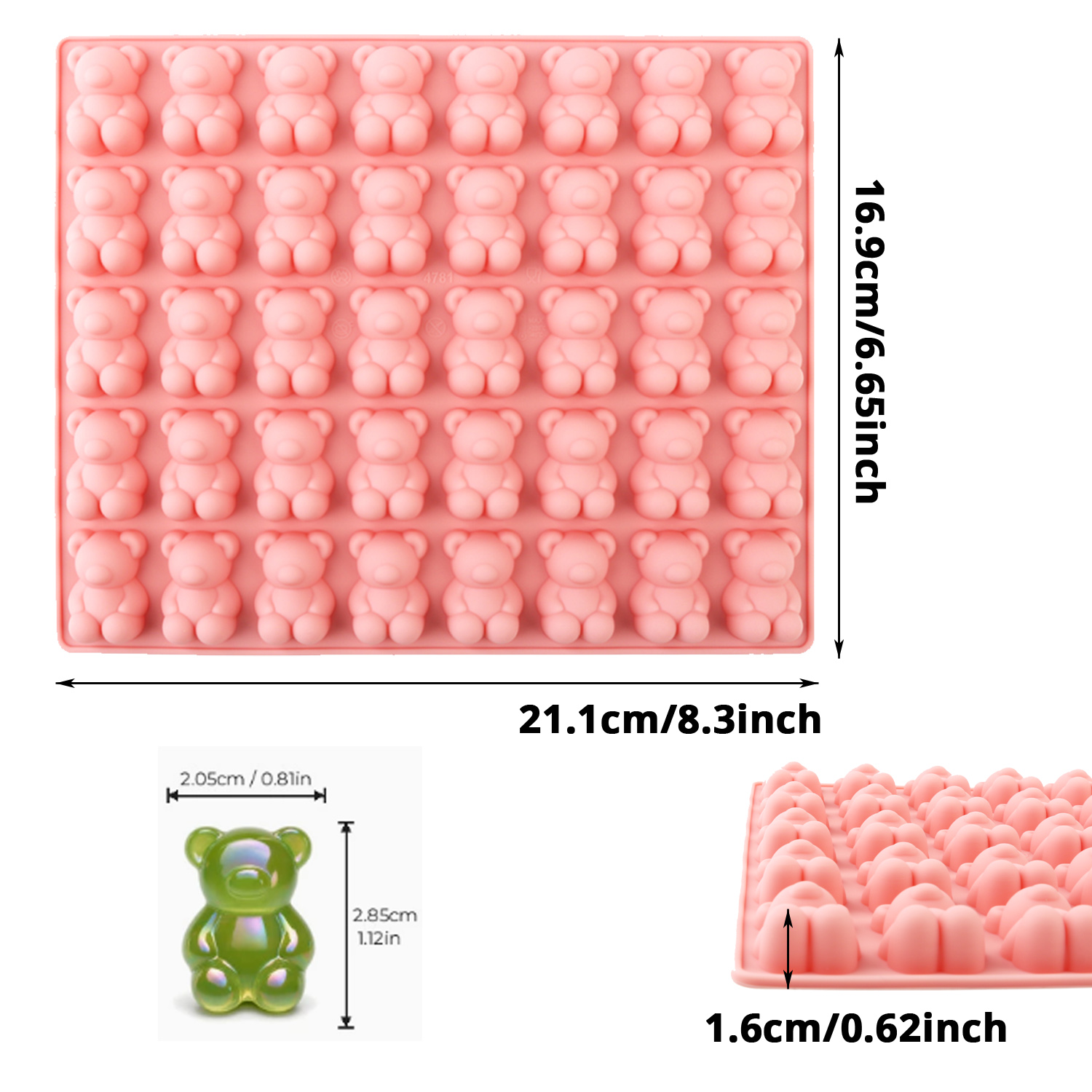 Moule en silicone 3D en forme  - Kitchen Baking Molds avis et prix
