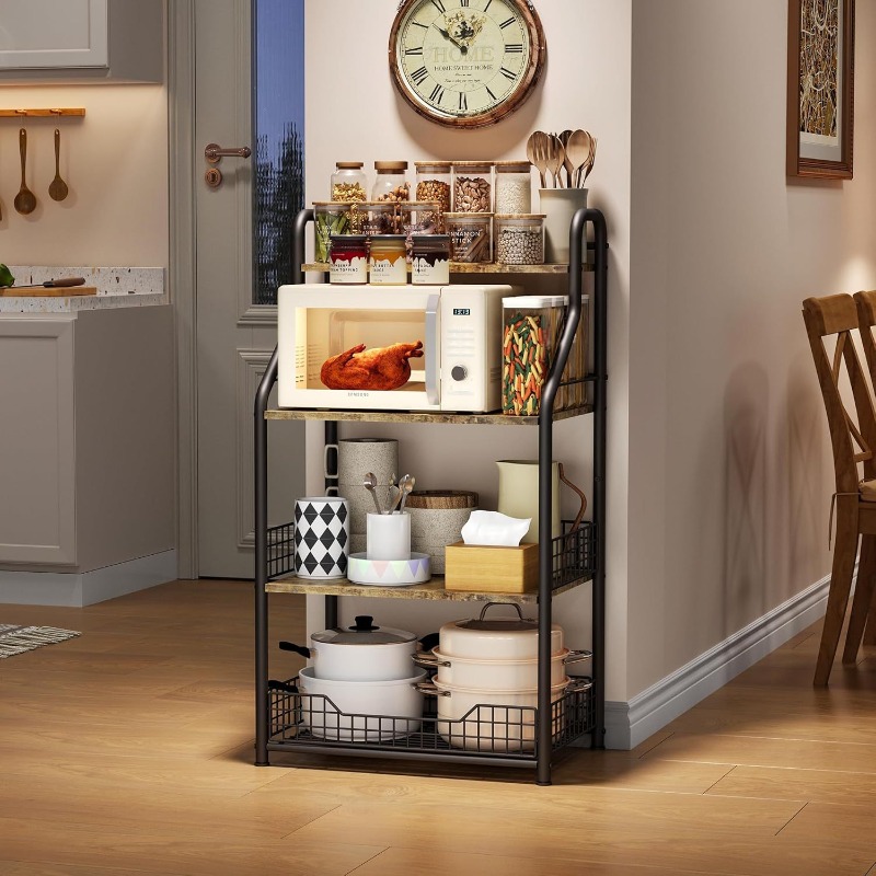 Étagère de rangement en bois e - Kitchen Baking Table avis et prix