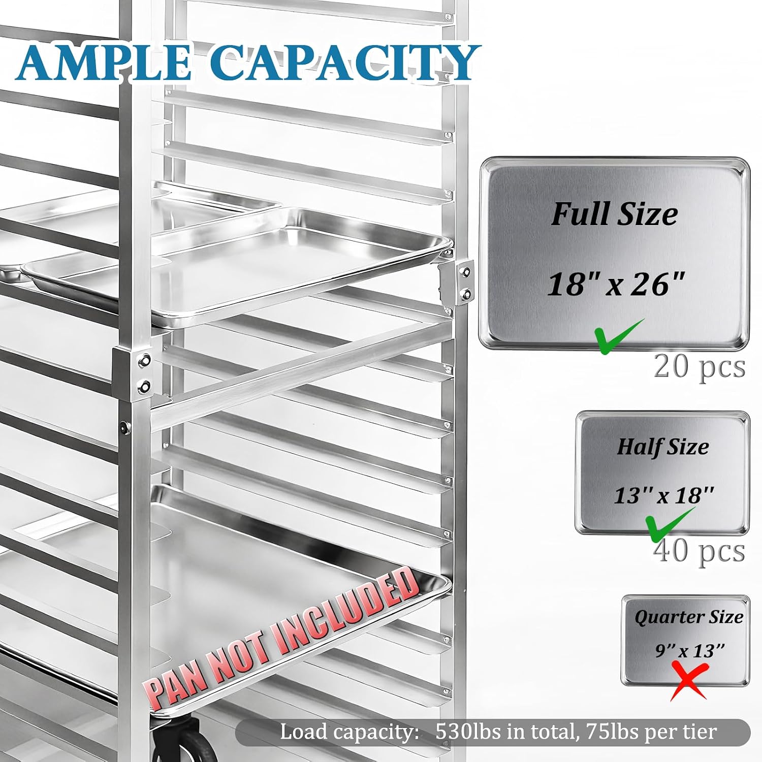 Chariot de refroidissement mob - Kitchen Baking Sheet Organizer avis et prix