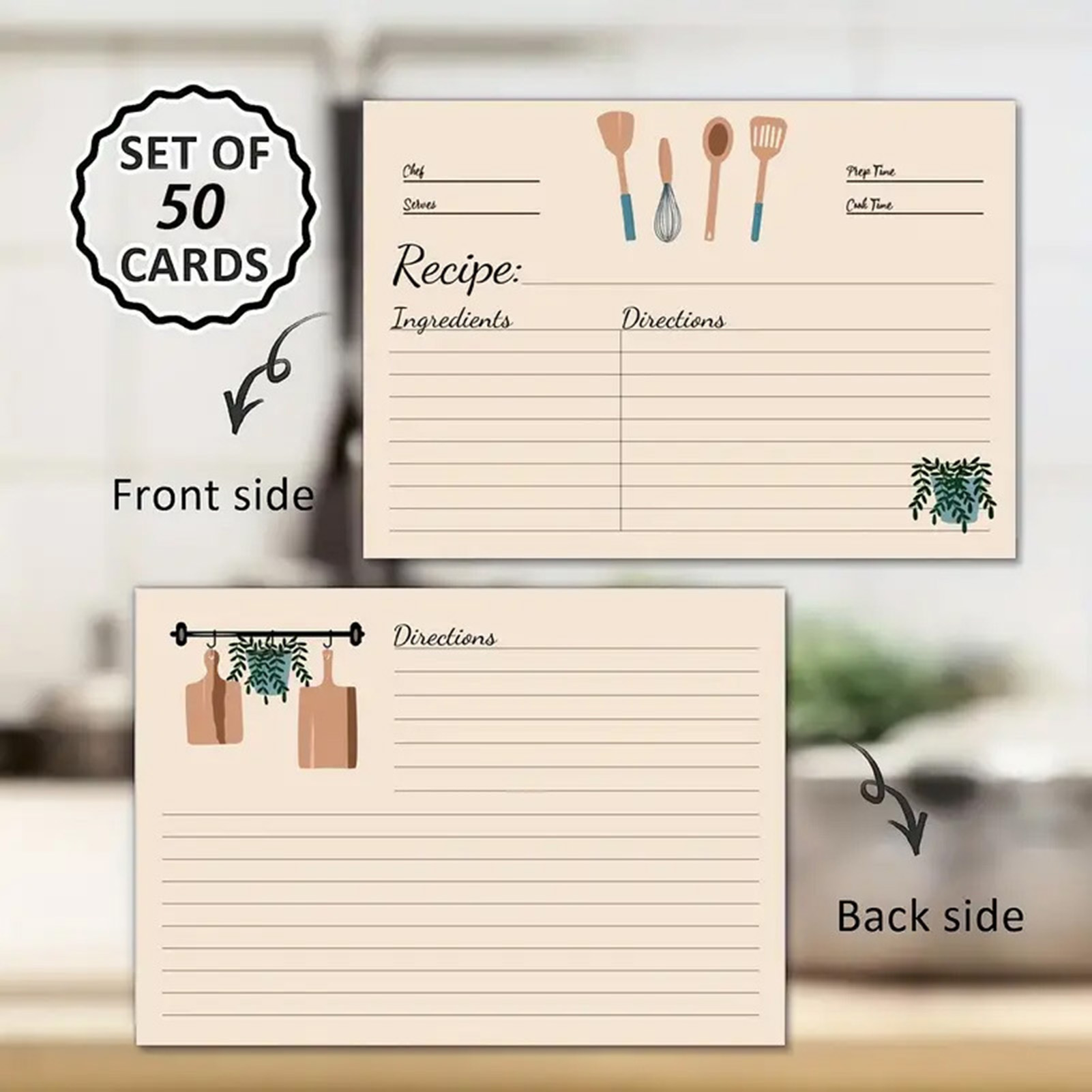 50 cartes de recettes pour cla - Kitchen Baking Sheet Organizer avis et prix