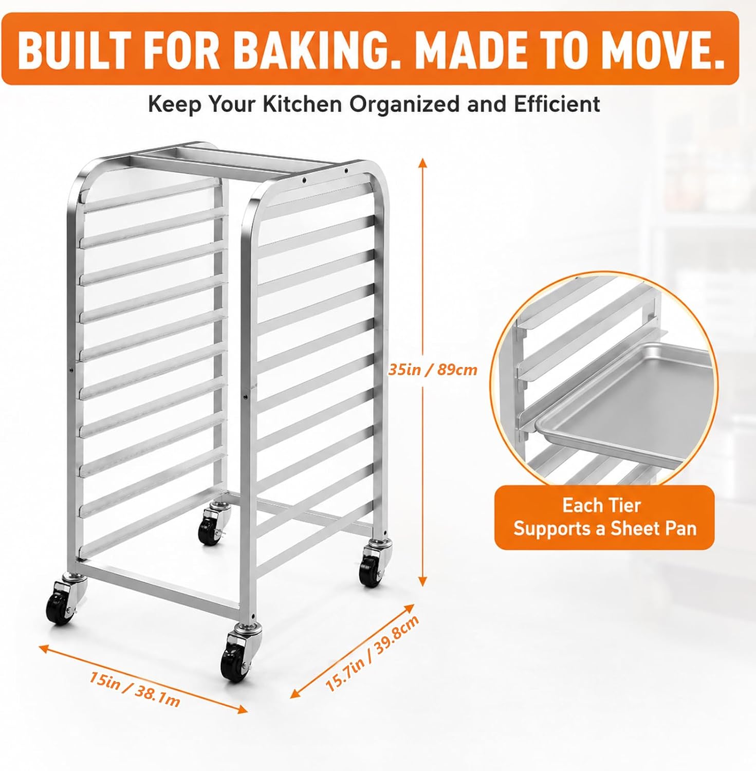 Chariot de refroidissement mob - Kitchen Baking Sheet Organizer avis et prix
