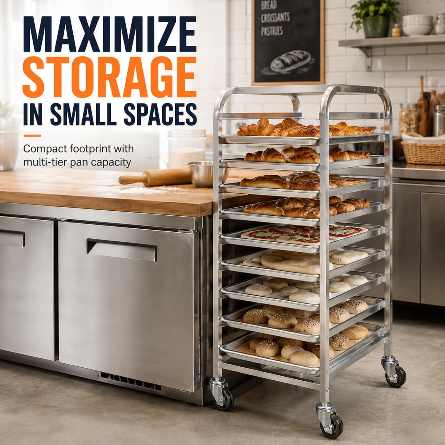 Chariot de refroidissement mob - Kitchen Baking Sheet Organizer avis et prix