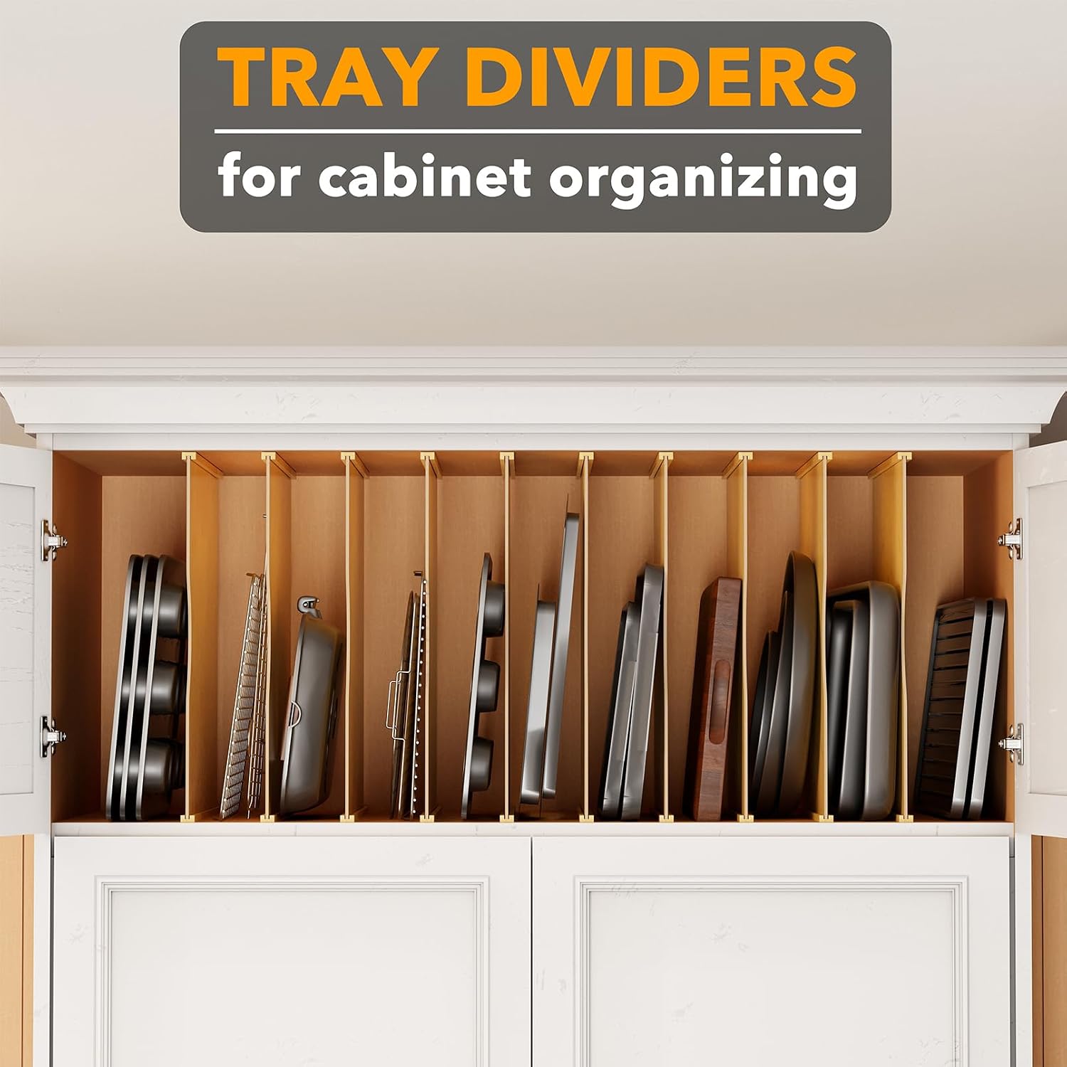 Lot de 10 séparateurs de plate - Kitchen Baking Sheet Organizer avis et prix